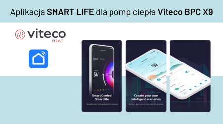 Poznaj aplikację Smart Life do pomp ciepła Viteco BPC X9