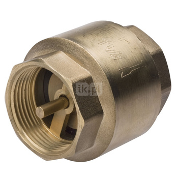 Zawór zwrotny FERRO z mosiężnym elementem zamykającym 5/4'' GW PN 16 max. 100'C