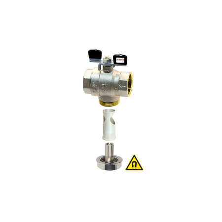 Zawór kulowy z wbudowanym filtrem Easyflux 1 ½”, z wkładem magnetycznym