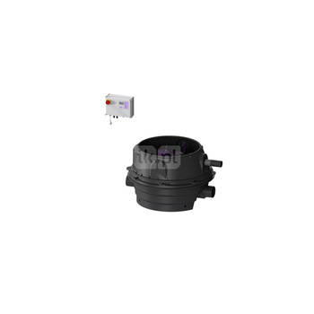 MODUŁ TECHNICZNY DUO ECOLIFT XL POMPY 230V SPF1400-S1 z automatyczną klapą zwrotną do ścieków szarych do zabudowy w ziemi lub płycie betonowej