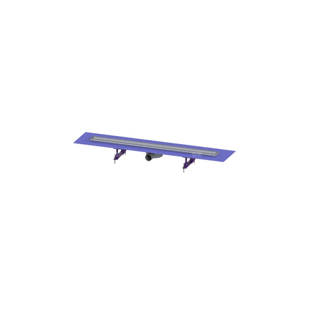 Odpływ liniowy prysznicowy Linearis Compact, L=950, odpływ boczny DN50 z matą fabrycznie zamont. + Sitko + Multistop