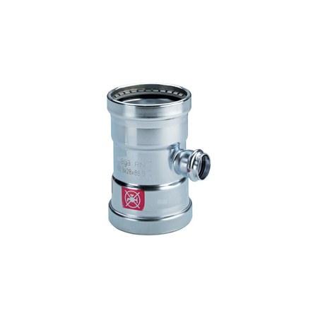 Trójnik VIEGA 1118XL stal (ocynk galwaniczny/elektrolityczny) 76.1 mm x 42 mm x 76.1 mm (mz x mz x mz)