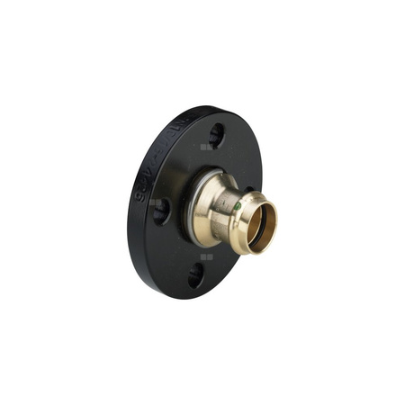 Przejście kołnierzowe z SC-Contur Sanpress VIEGA 22595 jednoczęściowy, brąz / brąz, 42 mm x DN 40 (mz x kołnierz), 83 mm, (głębokość: 47 mm) z uszczelką