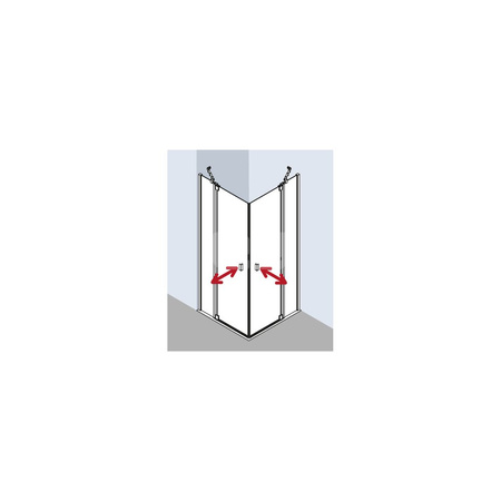 Kermi Wejście nar. Raya EPR 1000x 1850 970-1000 SIMG SR Opaco Clean