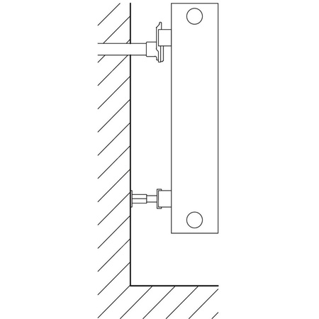 Ściana grzewcza Kermi Heizwand HHN Typ20 BH1330x72x1300 QN2530, weiß, 6bar, m. Abd, AB 12