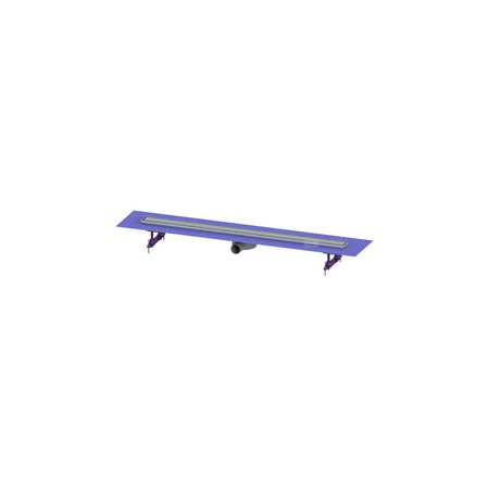 Odpływ liniowy prysznicowy Linearis Compact, L=1050, odpływ boczny DN50 z matą fabrycznie zamont. + Sitko + Multistop