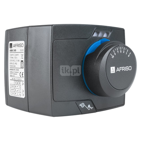 Siłownik elektryczny ARM 349 ProClick, 2- i 3-pkt, 230 V AC, 120 s, 15 Nm