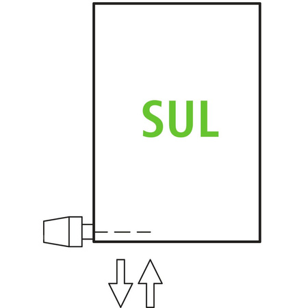 Grzejnik płytowy typ 22 KERMI V-HVV wym. 2200 x 700 mm, kolor biały, moc 3178 W