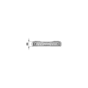 Grzejnik płytowy typ 21 KERMI X2 Verteo Line wym. 2200 x 800 mm, kolor biały, moc 2399 W
