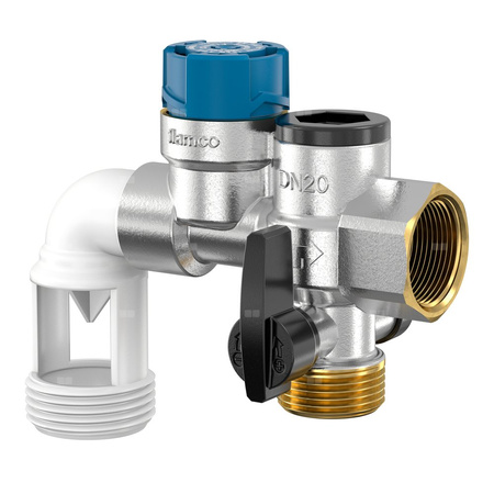 Zespół przyłączeniowy FLAMCO MEIBES GW (ocynk galwaniczny/elektrolityczny) 3/4'' max. 10 kW