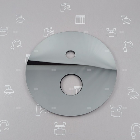 Rozeta z uszczelkami do zestawu podtynkowego MOZA CHROM