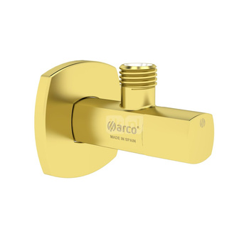 Zawór wodny ARCO A80 X-Flow kątowy antykamiennyA80 Lipstick, złoty GZ 1/2'' x GZ 3/8''