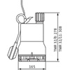 Pompa zanurzeniowa do ścieków WILO Drain TMR 32/11 PP 1 x  230 V, moc 0.75 W 50 Hz