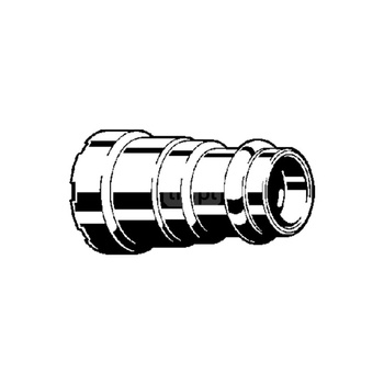 Złącze przejściowe Megapress VIEGA 4213 redukcja jednoczęściowy, stal (cynk/nikiel), 1/2'' x 15 mm (złącze zaprasowywane), 68 mm z uszczelką