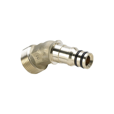 Złącze przyłączeniowe 45' VIEGA 614993 jednoczęściowy, brąz / brąz, 3/4'' (gz x kw), 64 mm