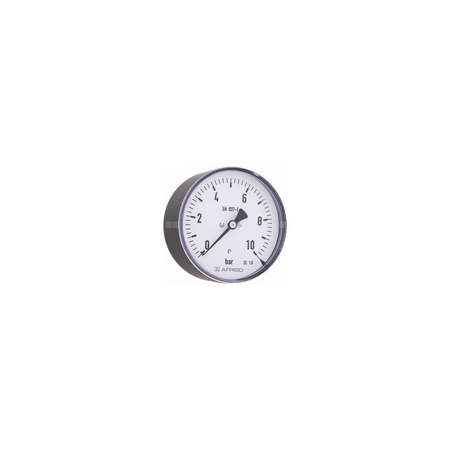 Manometr z rurką Bourdona AFRISO RF standardowy 0/10 bar G1/4B aksjalne fi 100 mm, kl. 1.6%