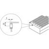 Konwektor Kermi V-Kon S Typ22 BH140x133x6000mm QN4338, weiß, 6 bar, o. Abd., Vent. re