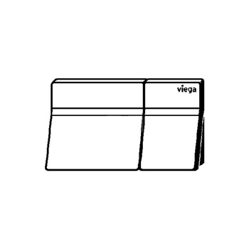 Spłukiwanie zdalne do WC Prevista Visign for More 200 elektroniczna/-y nr wzoru 8641.1 klawisz: szkło czarne