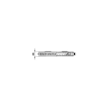 Grzejnik płytowy typ 12 KERMI X2 Plan-V, prawy, z osłoną wym. 605 x 1605 mm, kolor biały, moc 1775 W