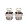 Adapter VIEGA 10225 dwuczęściowy, mosiądz / mosiądz, 3/4'' (gw x gz), 30 mm, (głębokość: 25 mm)