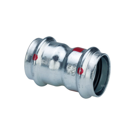 Mufa Prestabo VIEGA 1115 jednoczęściowy, stal (ocynk galwaniczny/elektrolityczny) / stal (ocynk galwaniczny/elektrolityczny) (ocynk), 22 mm (mz x mz)