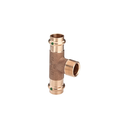 Trójnik VIEGA 22171 brąz (stan surowy) 54 mm x 1'' x 54 mm (mz x gz x mz)