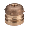Zaślepka brąz VIEGA 2256LF 3/4'' fi 108 mm mz, z odpowietrznikiem