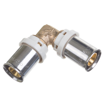 Kolano mosiężne zaprasowywane QIK 63x6,0-63x6,0 45' XPRT