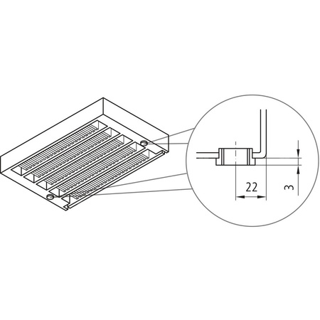 Konwektor Kermi Konvektor Typ43 BH210x194x500mm QN820,weiß,6bar,o. Abd.,AB Uni.
