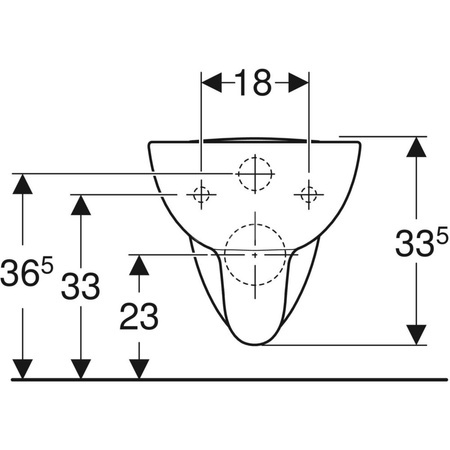Wisząca miska WC Koło Rekord, lejowa: Biały
