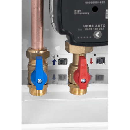 Grupa pompowa AFRISO PrimoBox AHB 620 GZ x GW 3/4'' x 3/4'', z izolacją, z pompą obiegową 2x Grunfos UPM3 Auto