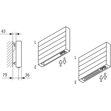 Grzejnik płytowy typ 22 KERMI HHN wym. 770 x 3400 mm, kolor biały, moc 6606 W