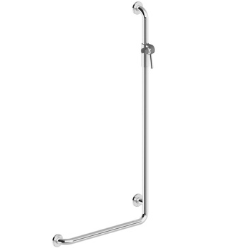 Drążek prysznicowy Koło Lehnen Concept Pro wygięty, B67cm, H127cm, T13cm, prawy