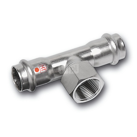 Trójnik SANHA NiroTherm Industry stal nierdzewna 76,1 mm x 1'' x 76,2 mm (zw x GW x zw)