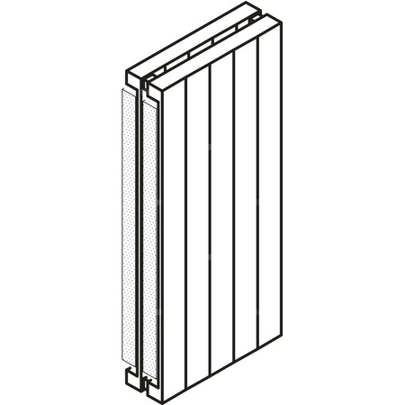 Grzejnik płytowy typ 22 KERMI V-HVV wym. 2200 x 1260 mm, kolor biały, moc 5720 W