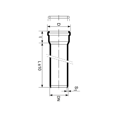 Rura kanalizacyjna zewnętrzna pp-md MAGNAPLAST KG2000 200 x 6000 x 7.7 z kielichem kolor zielony, klasa SN 16