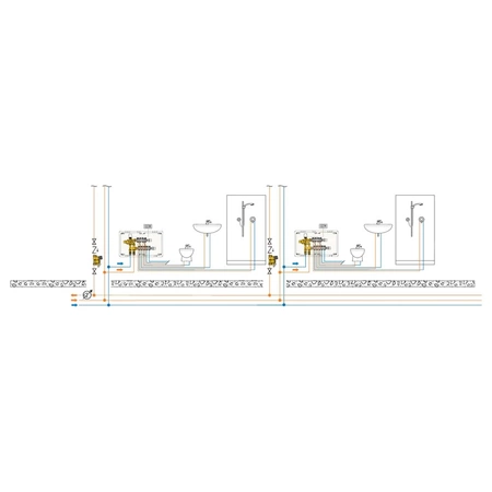 Termostatyczny zawór do cyrkulacji c.w.u. 1 1/4" z termometrem