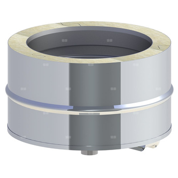 Naczynie na sadze z izlolowaną miską kondensacyjnąfi160mm odpływ w dół fi160mm odpływ w dół