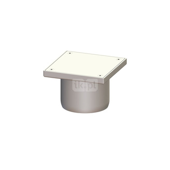 Kratka KESSEL V2A kwadratowa ze stalowai nierdzewnej 150x150mm do wpustu