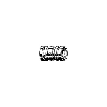 Mufa VIEGA 2215LF jednoczęściowy, brąz / brąz, 88,9 mm (mz x mz)