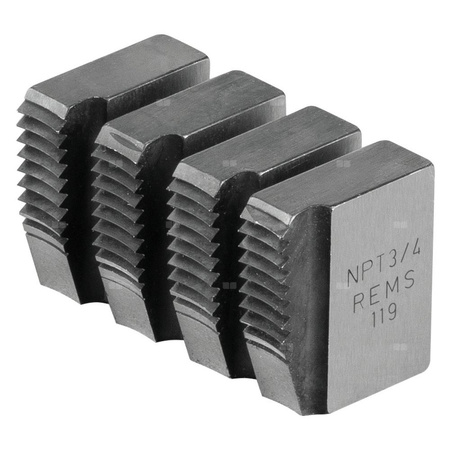 Noże gwintujące NPT 3/4, Zestaw REMS