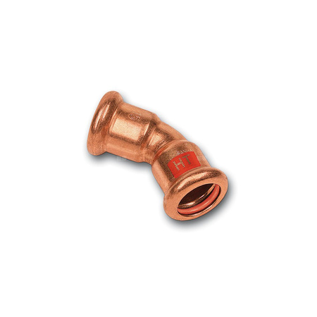 Łuk 45' SANHA Press Solar, miedź, 18 mm (zw x zw)