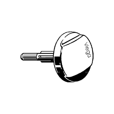 Pokrętło do armatury sanitarnej VIEGA 616192 tworzywo sztuczne chrom