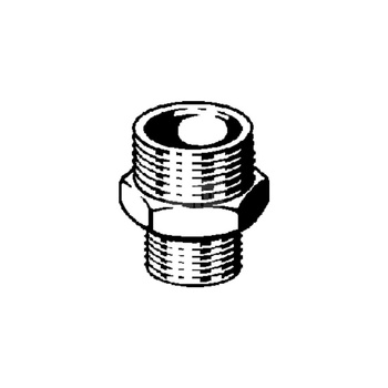 Nypel VIEGA 3245 redukcja jednoczęściowy, brąz / brąz, 1/4'' x 1/8'' (gz x gz)