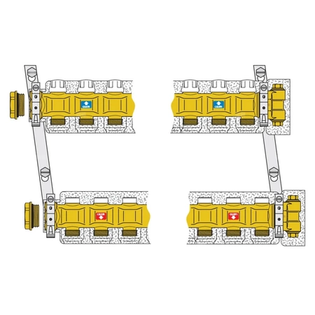 Zespół rozdzielaczy 1 1/4”  x 5  3/4” GZ