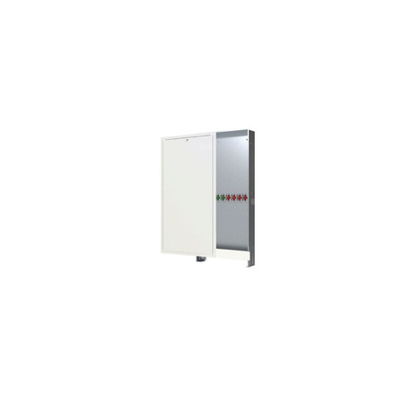 Skrzynka wnękowa, H 1350 x W 850 x D 150 mm, zawiera szyny montażowe (do 12 obiegów grzewczych)