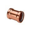 Mufa Profipress VIEGA 24155XL jednoczęściowy, miedź / miedź, 64 mm (mz x mz), 110 mm z uszczelką