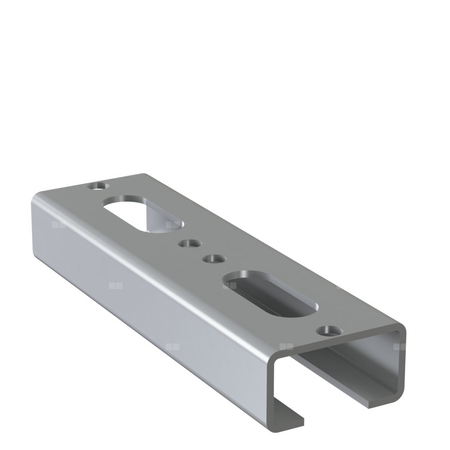 Szyna montażowa NICZUK SZC, gr. 1.5 mm, dł. 6000 mm, stal nierdzewna (ocynk galwaniczny)