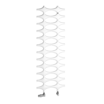 Grzejnik Kermi®Ideos®-E 1151x35x508, P=400W,RAL9016 SG,WWS biały, lewy