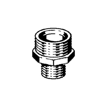 Nypel przejściowy VIEGA 3246 jednoczęściowy, brąz / brąz, 3/8'' x 1/2'' (gz x gz), 25 mm